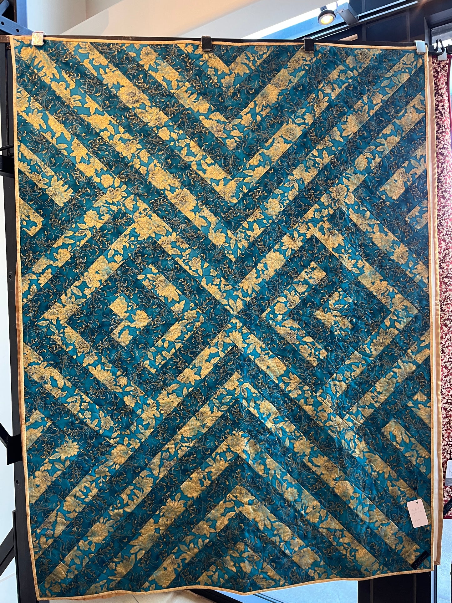 Gold and Blue Metallic