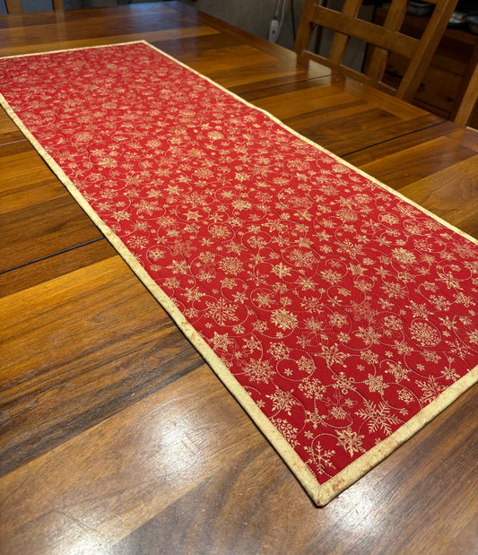 Table Runner - in Christmas red